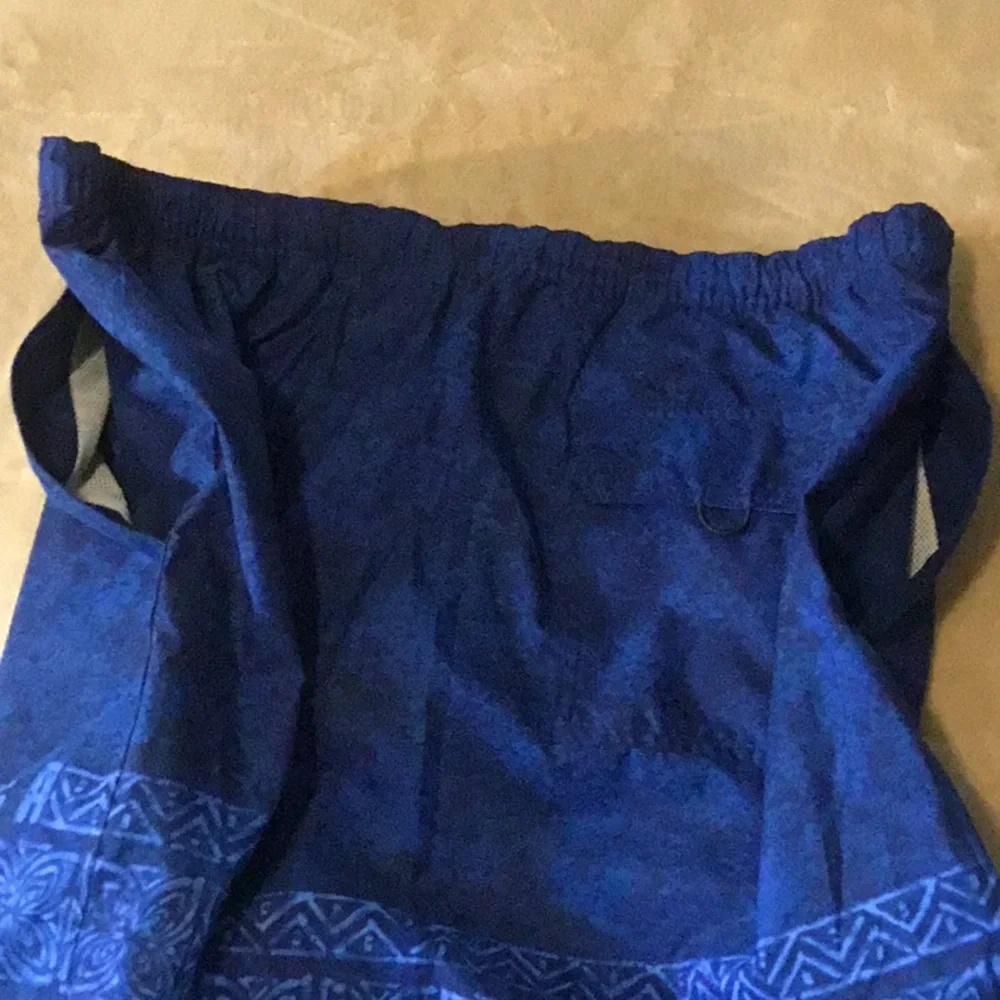 Nautica Deep Blue Patterned Men’s Swim Trunks
